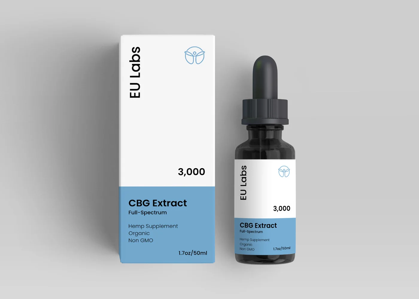 Amber dropper bottle of full-spectrum CBG oil, 3000mg — CBD Oil Gold Coast