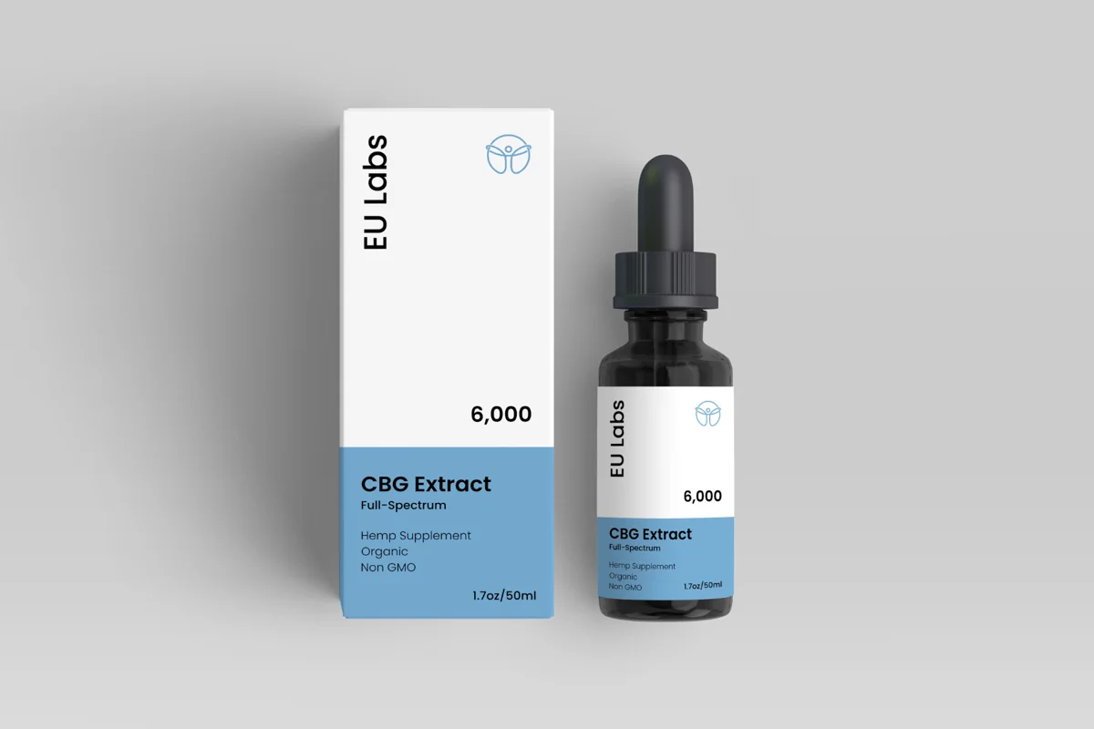 Amber dropper bottle of full-spectrum CBG oil, 6000mg — CBD Oil Gold Coast