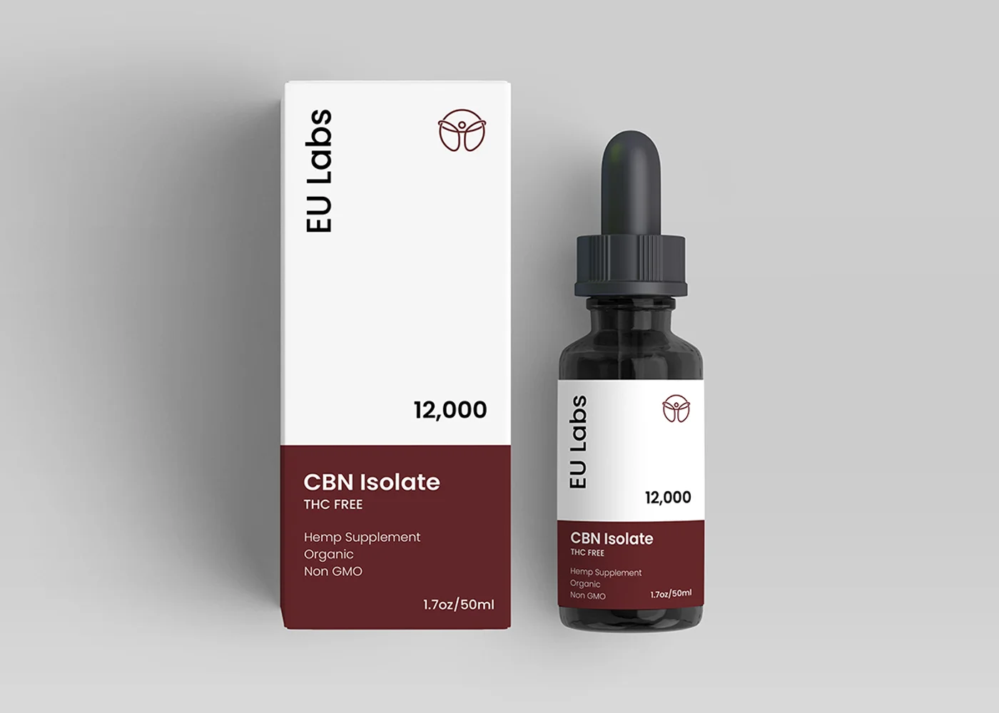 Amber dropper bottle of CBN isolate oil, 12000mg — CBD Oil Gold Coast