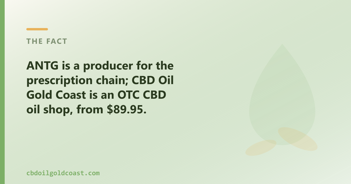 A licensed producer and an OTC shop are two different things, for different needs