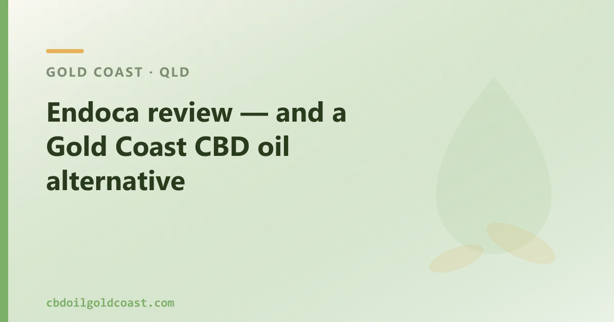 Endoca review — an Australian CBD Oil Alternative