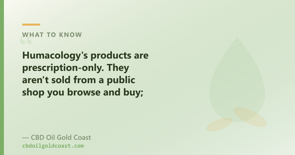 Humacology makes prescription medicinal cannabis; our range is over-the-counter CBD, CBG, CBN and pet oils