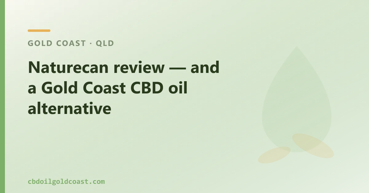 Naturecan review — an Australian CBD Oil Alternative